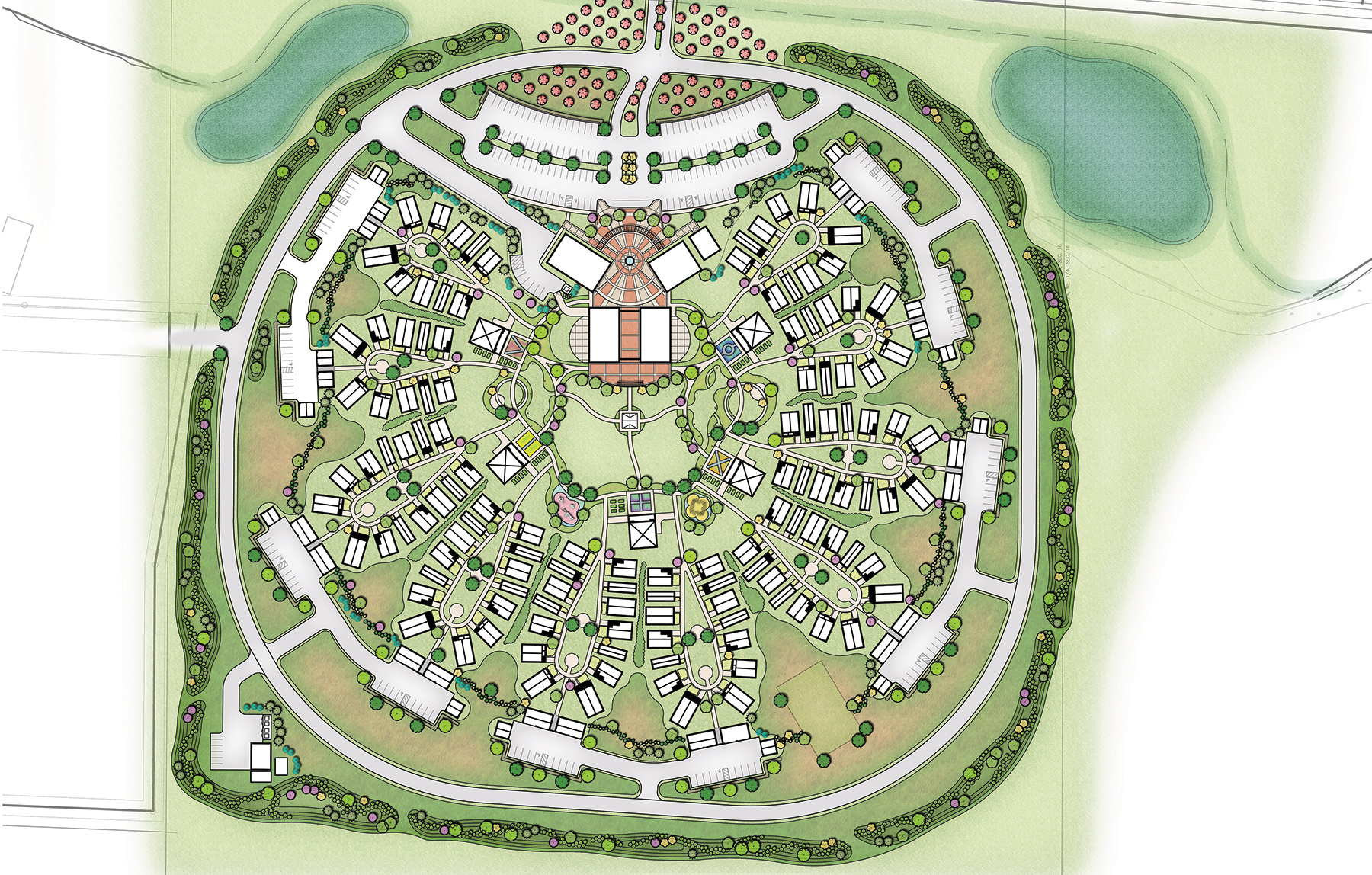 Livasu Conceptual Site Plan, Wilson, Wisconsin