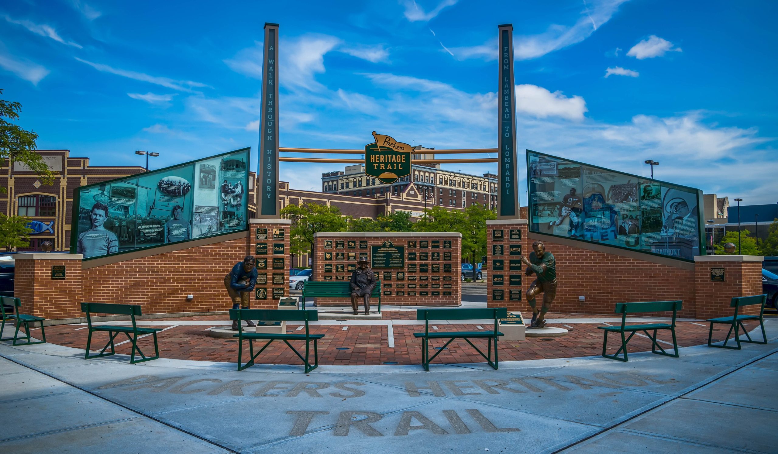 Packers Heritage Trail Plaza