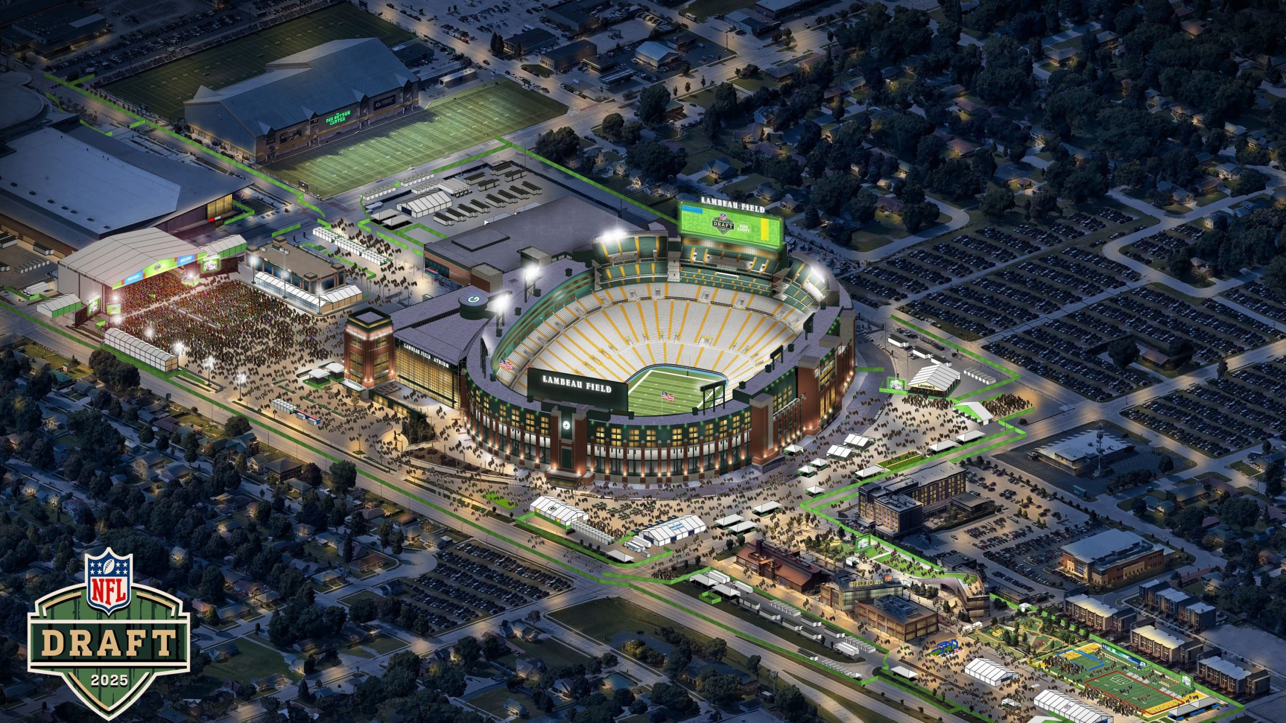 NFL draft campus rendering