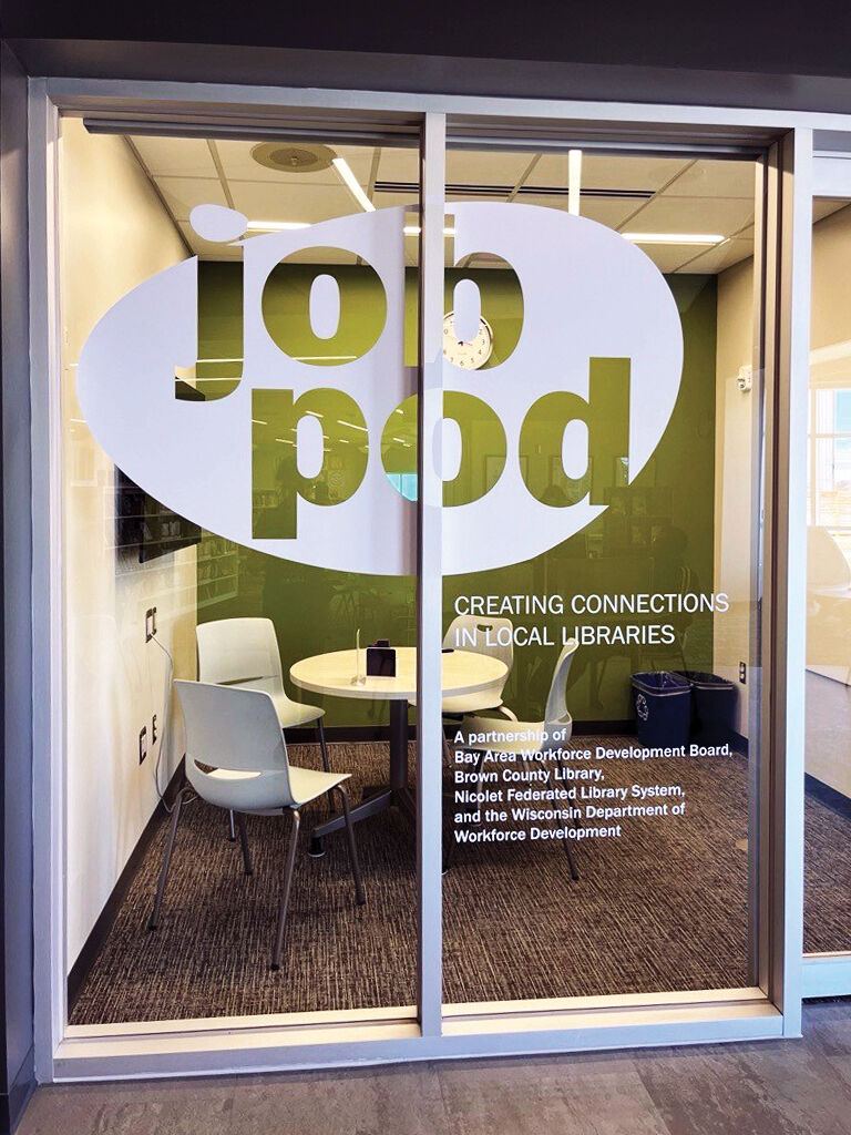 In March 2024, the first Job Pod opened at Brown County East Branch Library.