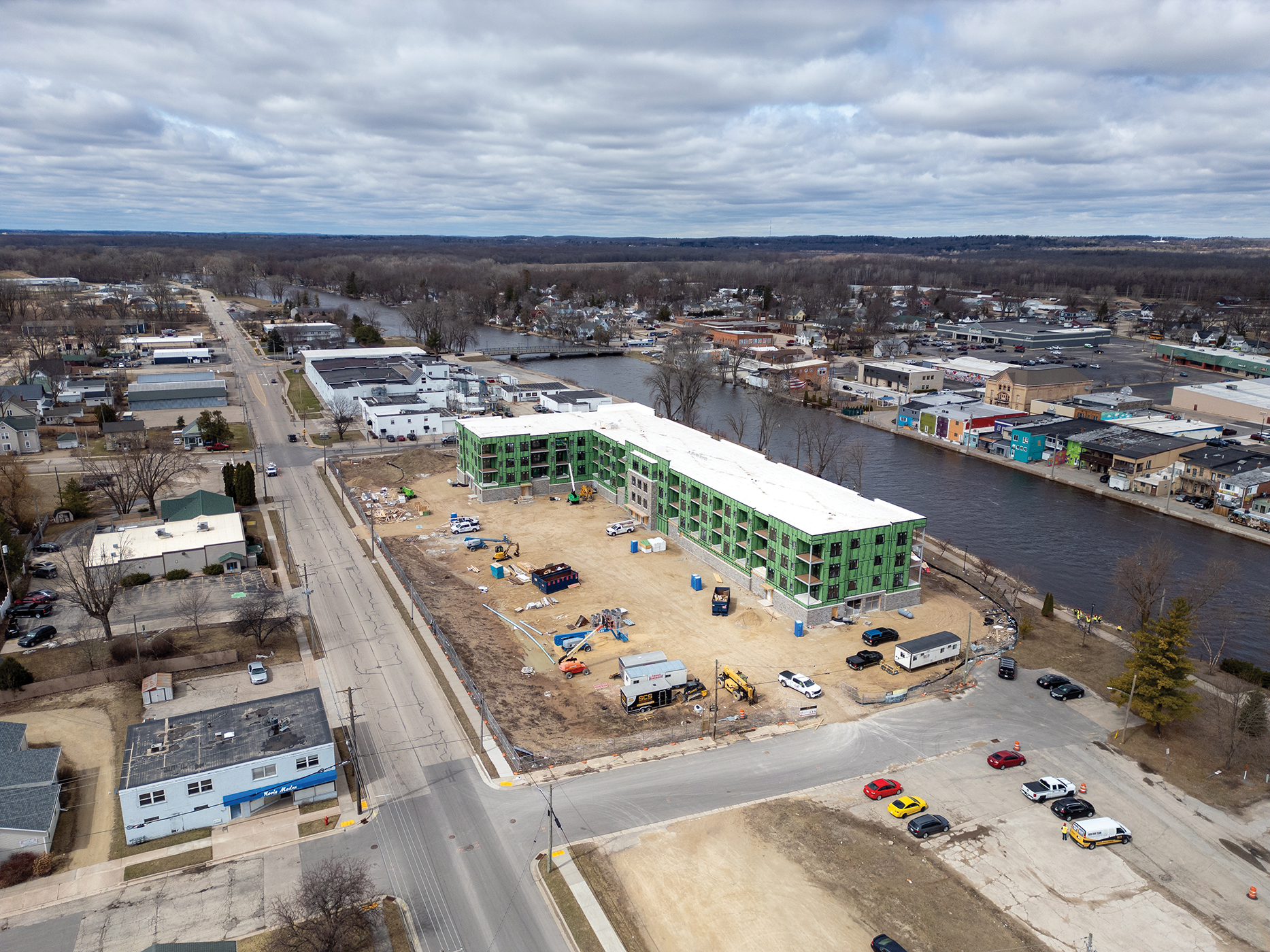 S.C. Swiderski’s 98-unit apartment complex in New London