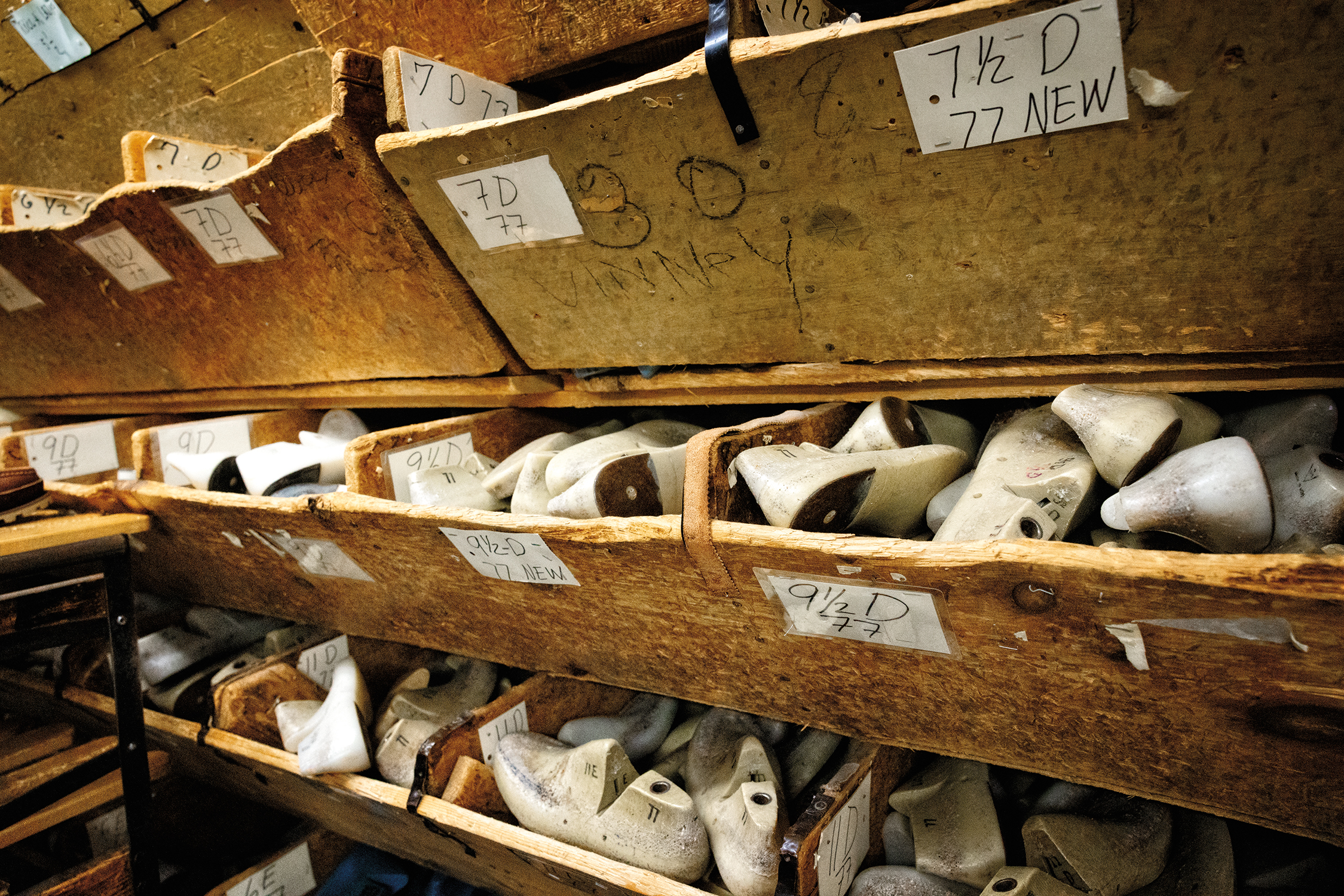 Every pair of Russell Moccasins is built in true moccasin construction. The boot or shoe will mold itself to the exact shape of the wearer's foot, allowing the bones of the foot and toes to move freely and more naturally.