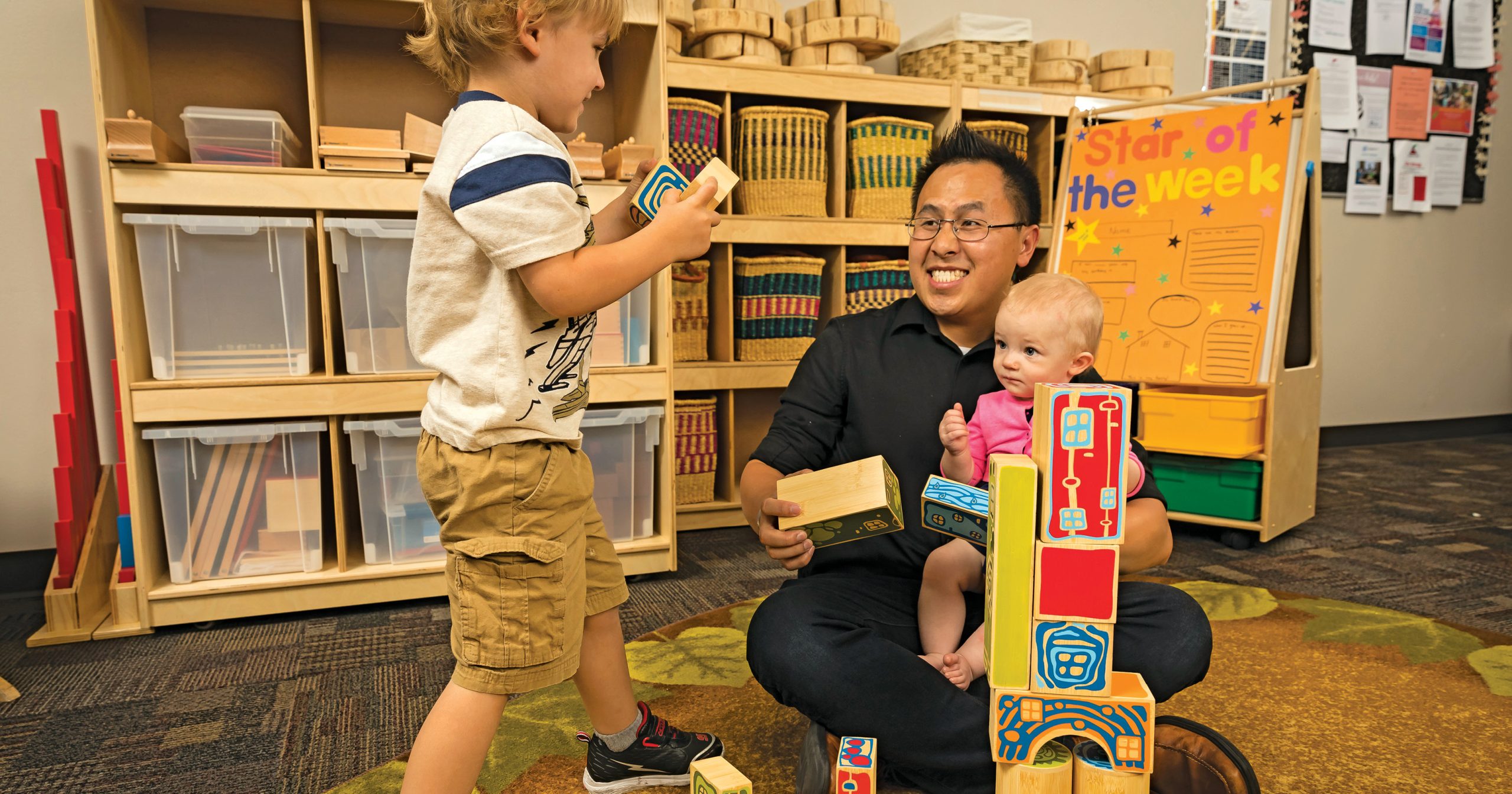 Access to child care has been a critical issue for a long time. Many technical colleges, including Fox Valley Technical College, shown here, offer early childhood education programs.
