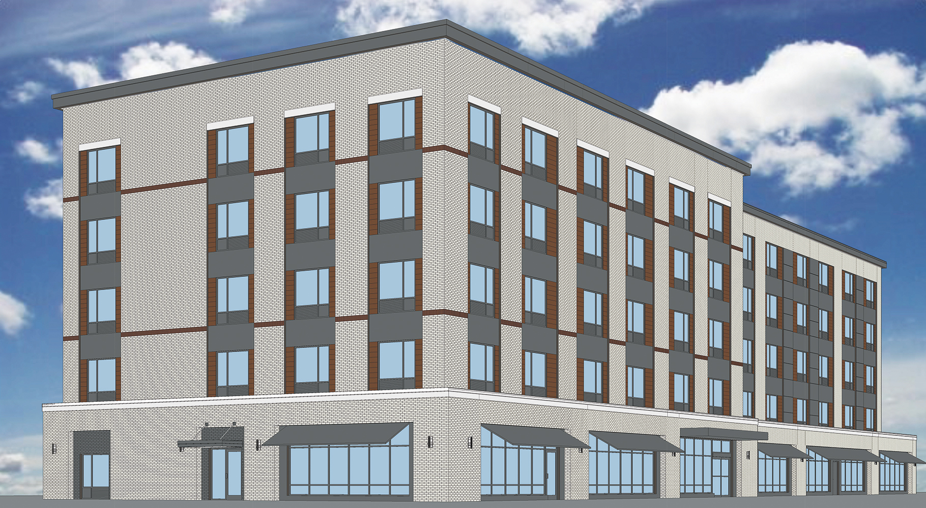 Concept hotel building at 230 N. Broadway St. in De Pere