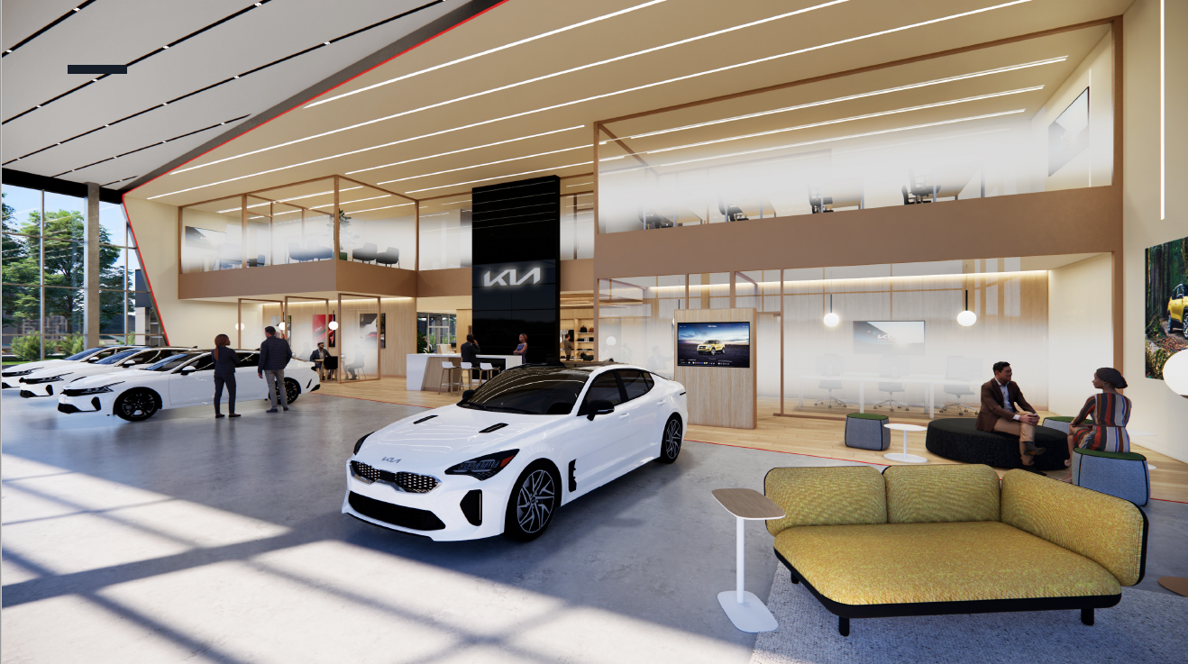 Van Horn Kia dealership rendering