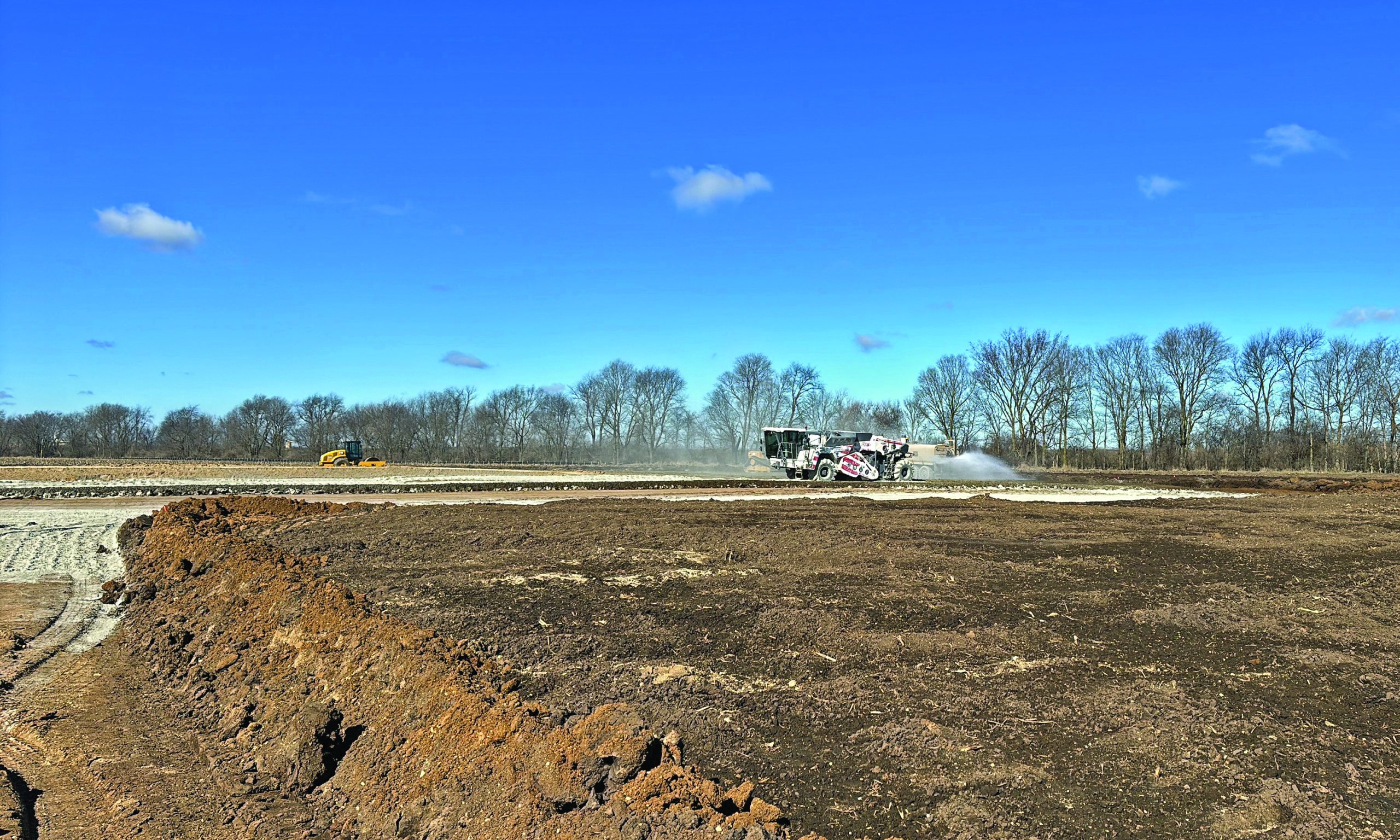 Soil stabilization improves the landscape for engineering purposes.