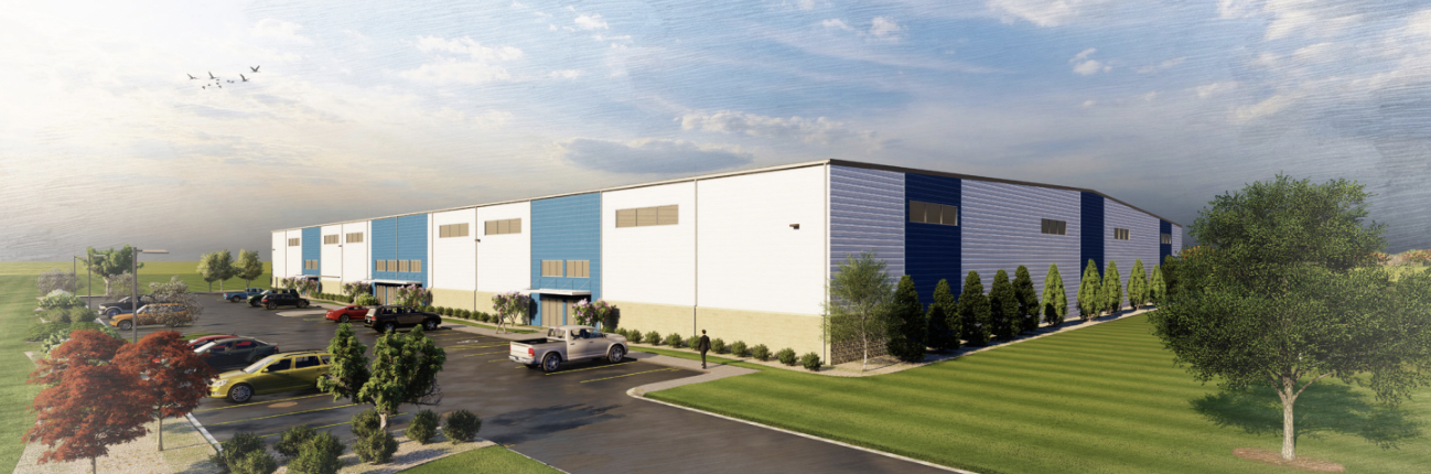 This speculative building will have 100,000 square feet of space.