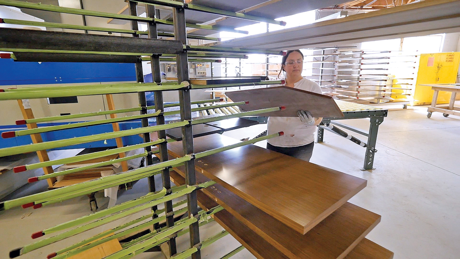 Each boat is made by hand at Cruisers Yachts, which is a member of the North Coast Manufacturing Alliance.