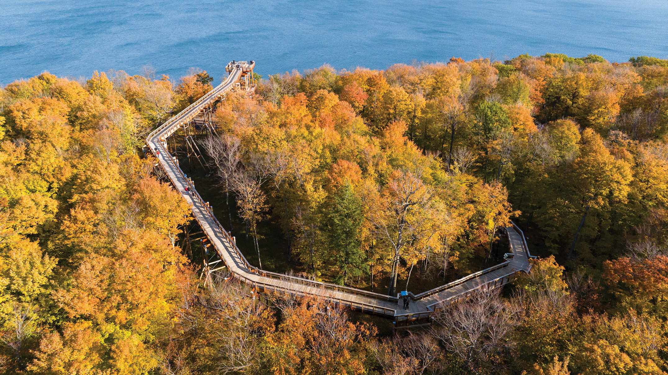 Friends of Peninsula State Park raised more than $750,000 to complete the Eagle Tower replacement, which includes an 850-foot accessible ramp.