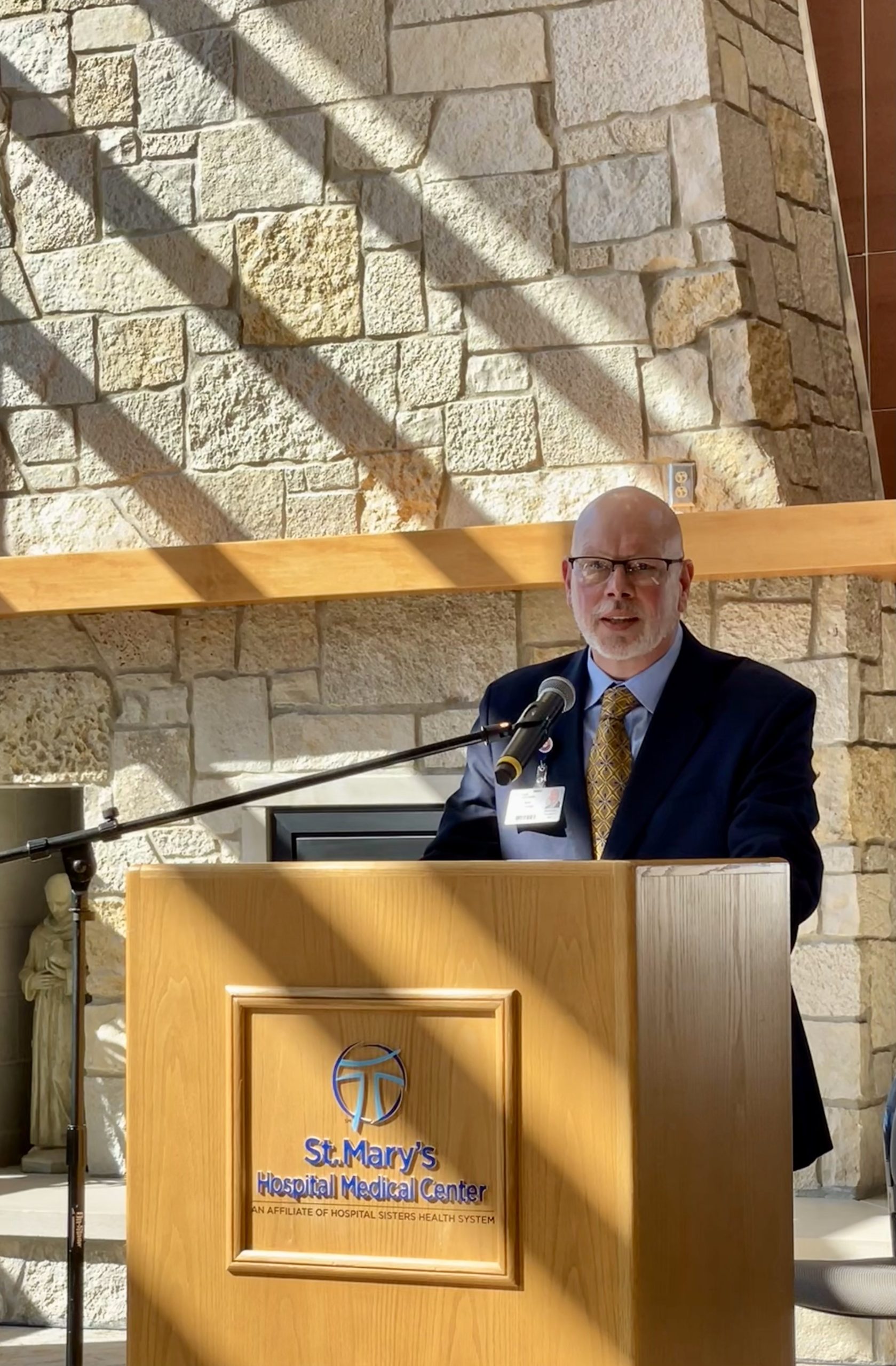 HSHS Wisconsin Market President and CEO Bob Erickson, March 6