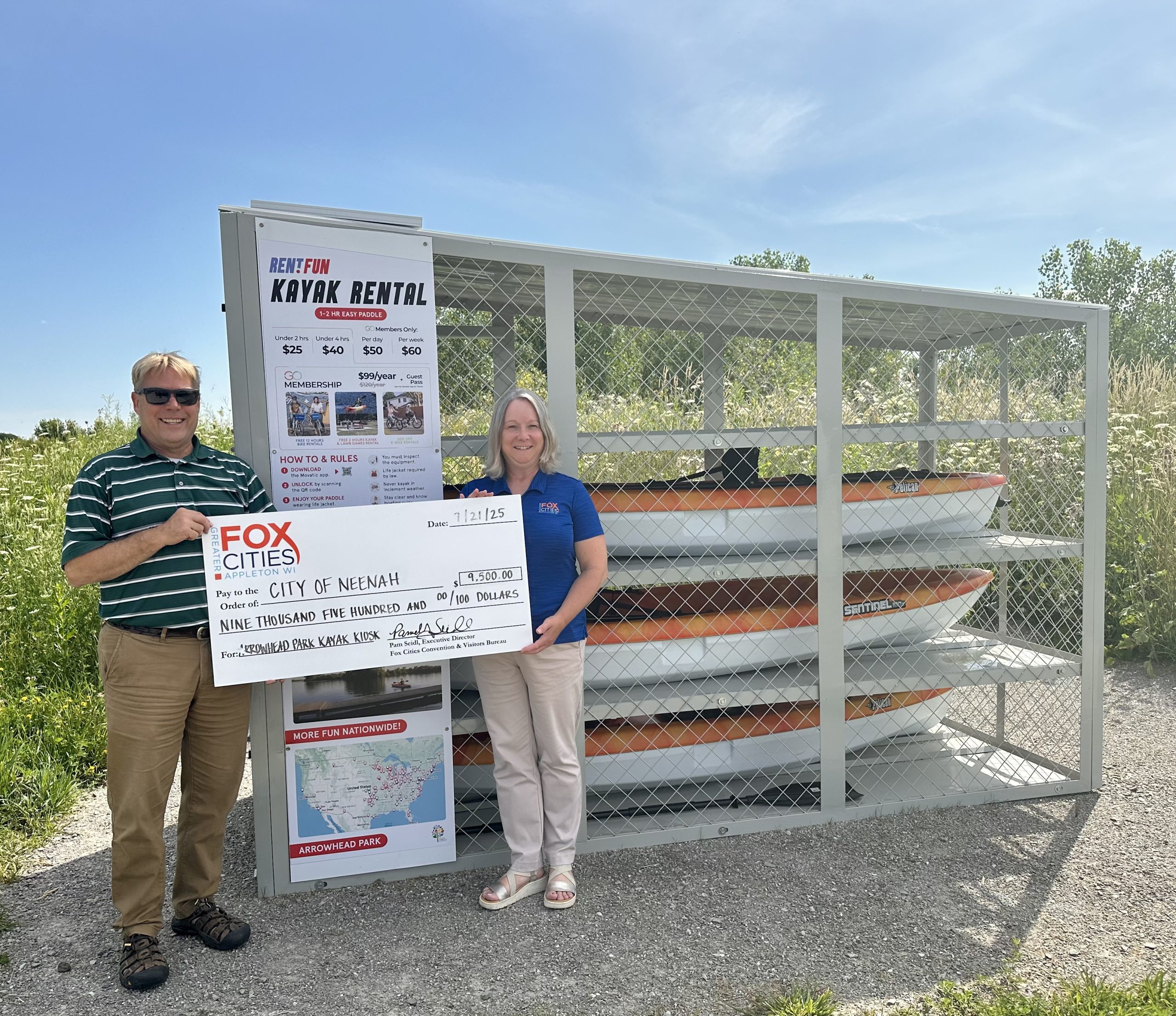 Fox Cities Visitors and Convention Bureau donation