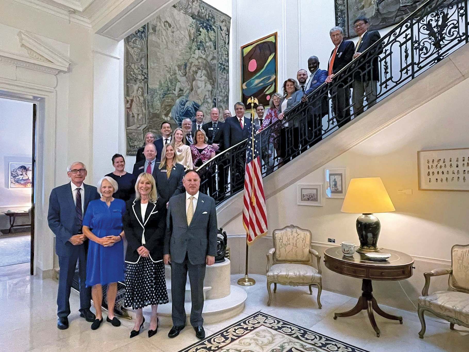 Oshkosh entrepreneur Jon Dudzinski was part of a Wisconsin trade mission that visited Belgium.