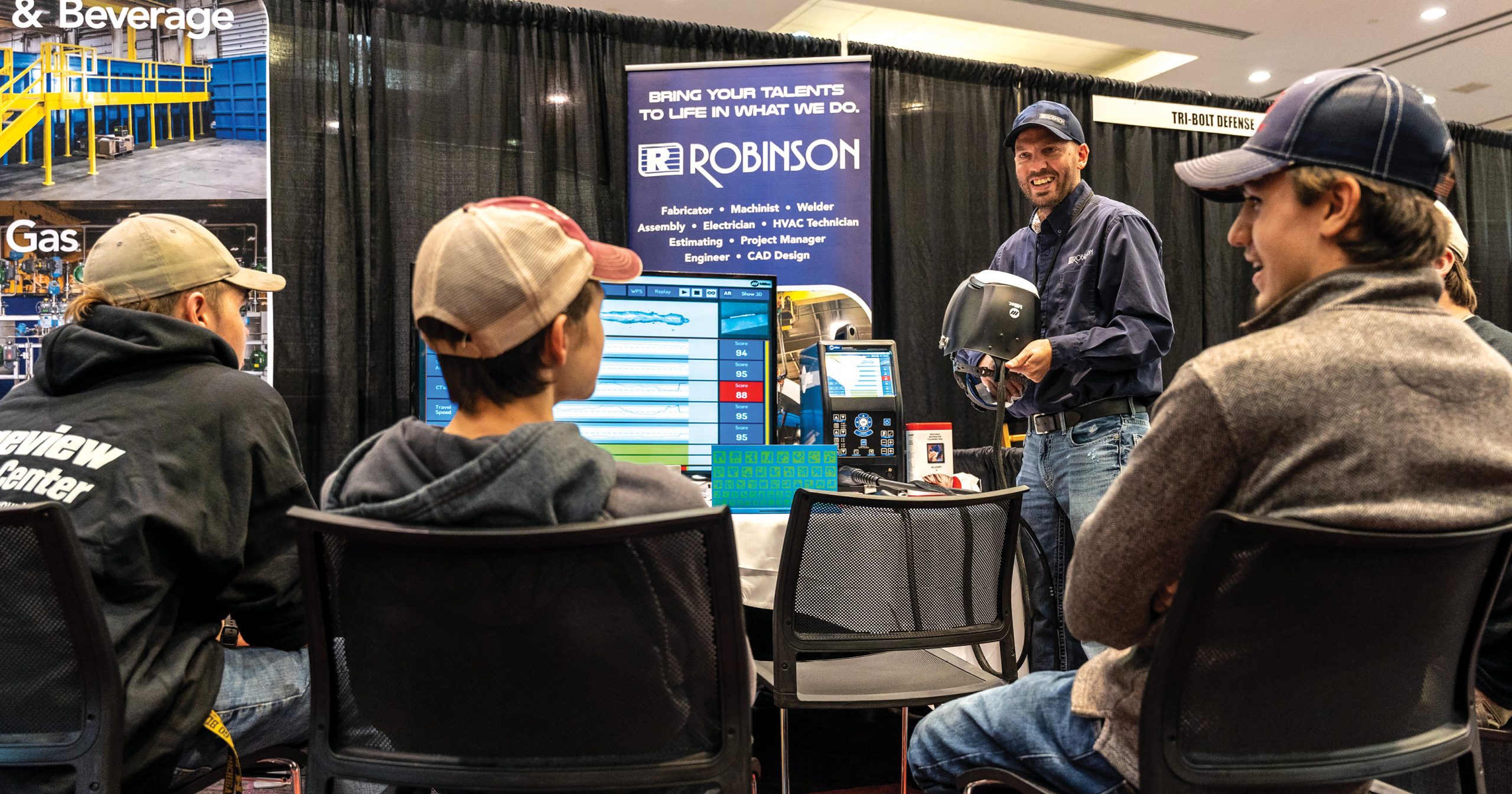 Outreach to high school students, a source for the next generation of manufacturing workers, is a critical part of Manufacturing First.