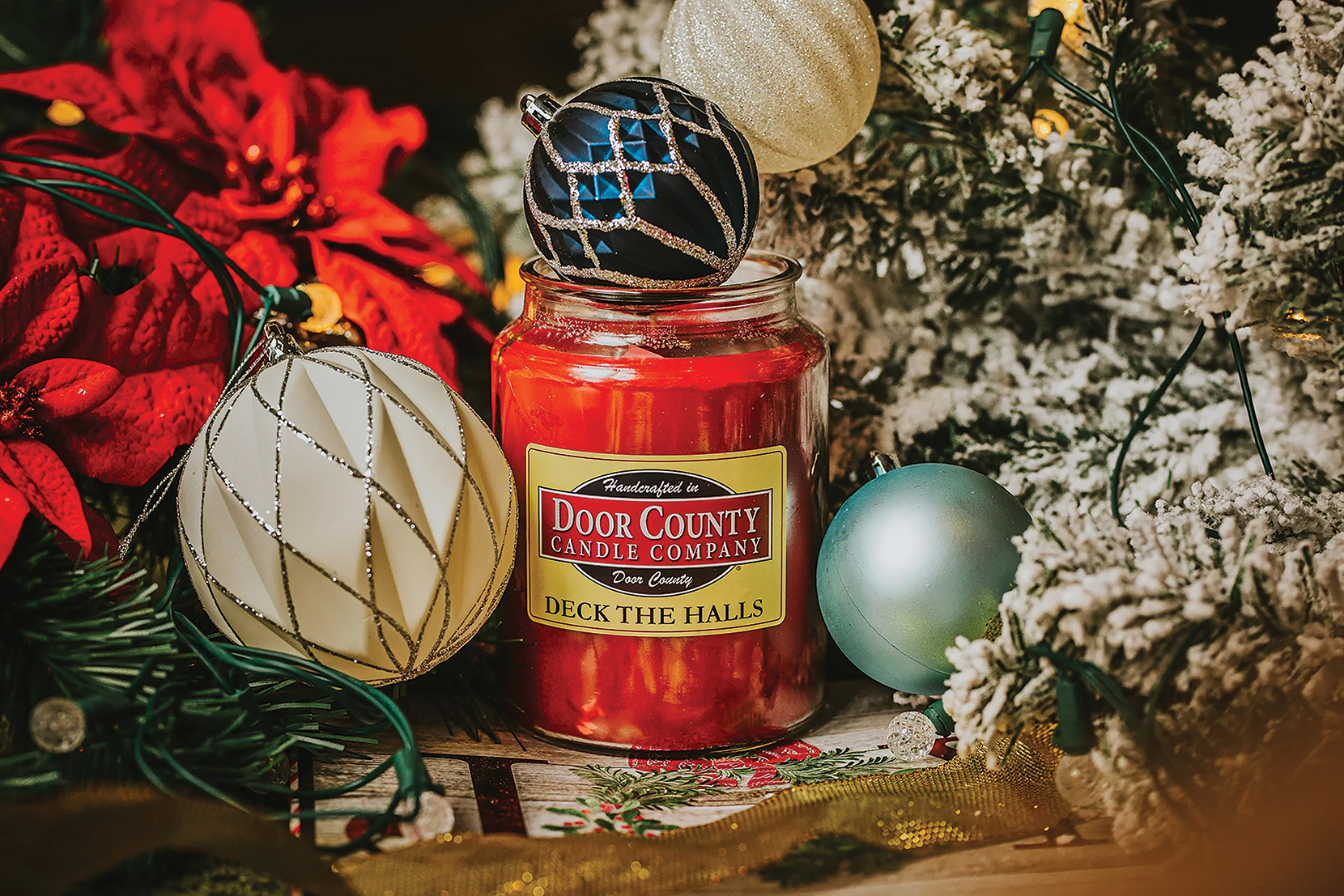 All of Door County Candle Company’s candles, which come in more than 40 scents, are hand poured in small batches.