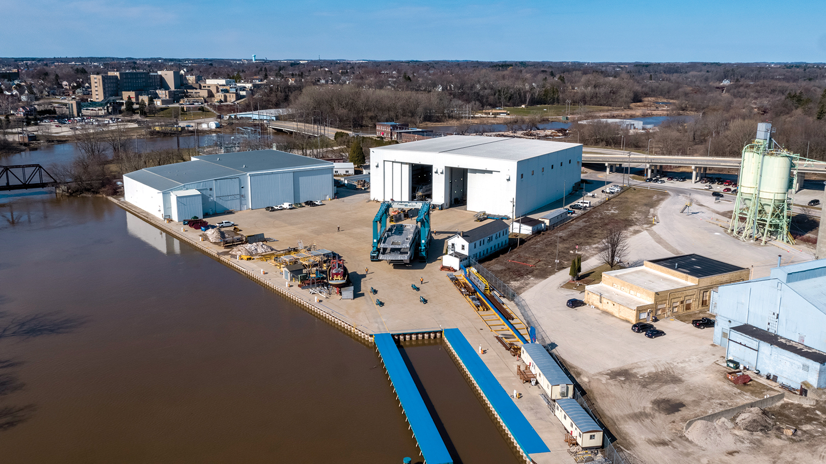 Custom yacht builder Burger Boat Company employs about 150 people at its shipyard and joiner facility in Manitowoc.
