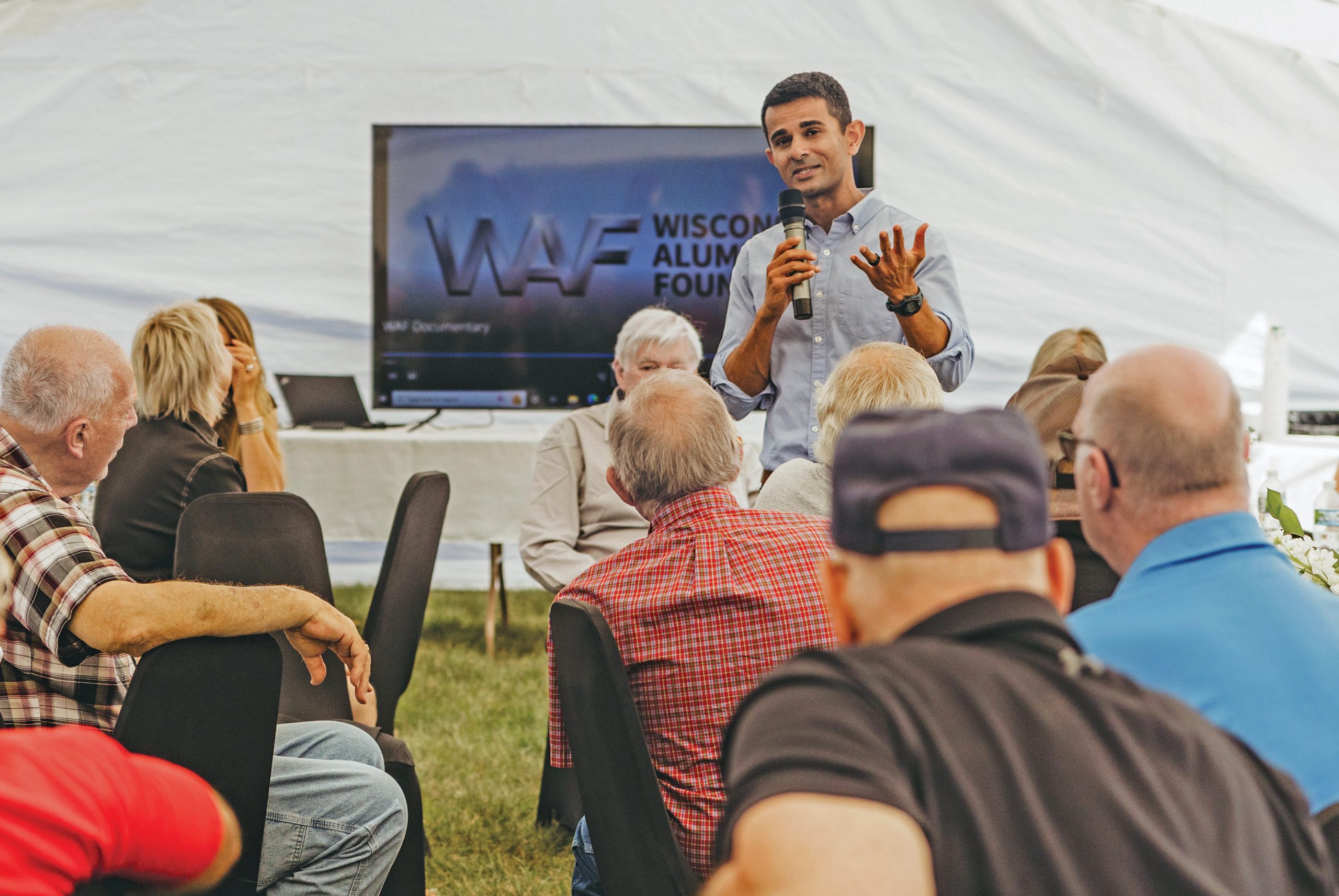 Sachin Shivaram, CEO of Wisconsin Aluminum Foundry in Manitowoc, says town hall meetings have been a popular way to tackle big issues and communication challenges at WAF.