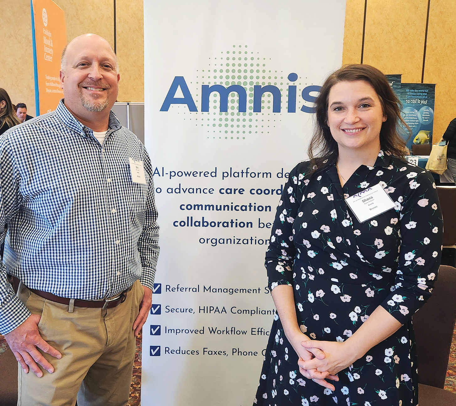 Shana Kettunen, right, co‑founder and CEO of Green Bay-based Amnis