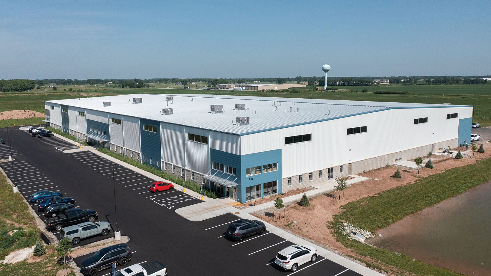 A new 100,000-square-foot spec building along Interstate 41 in Wrightstown quickly filled up its available space.