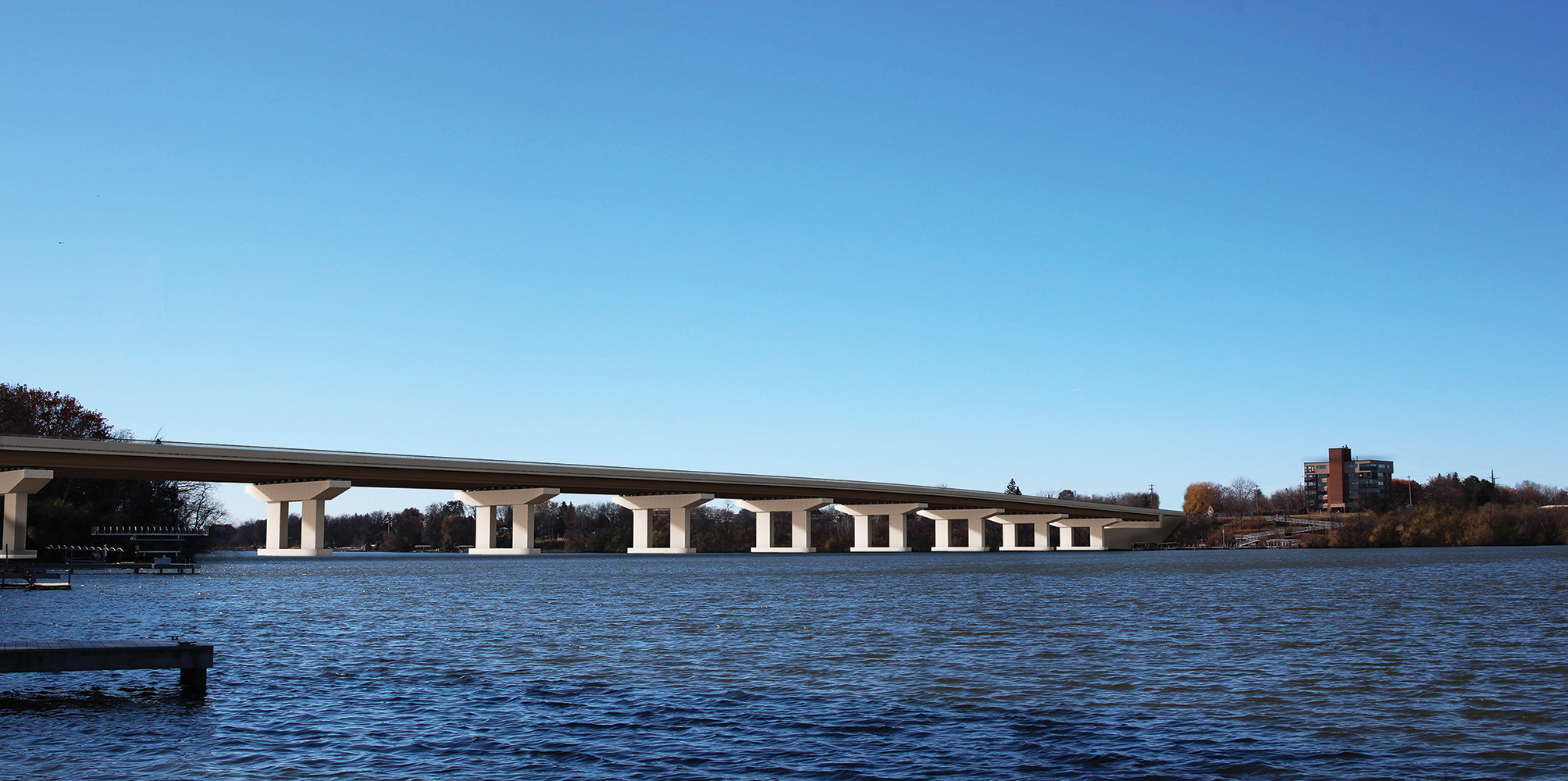 GV Bridge profile looking west
