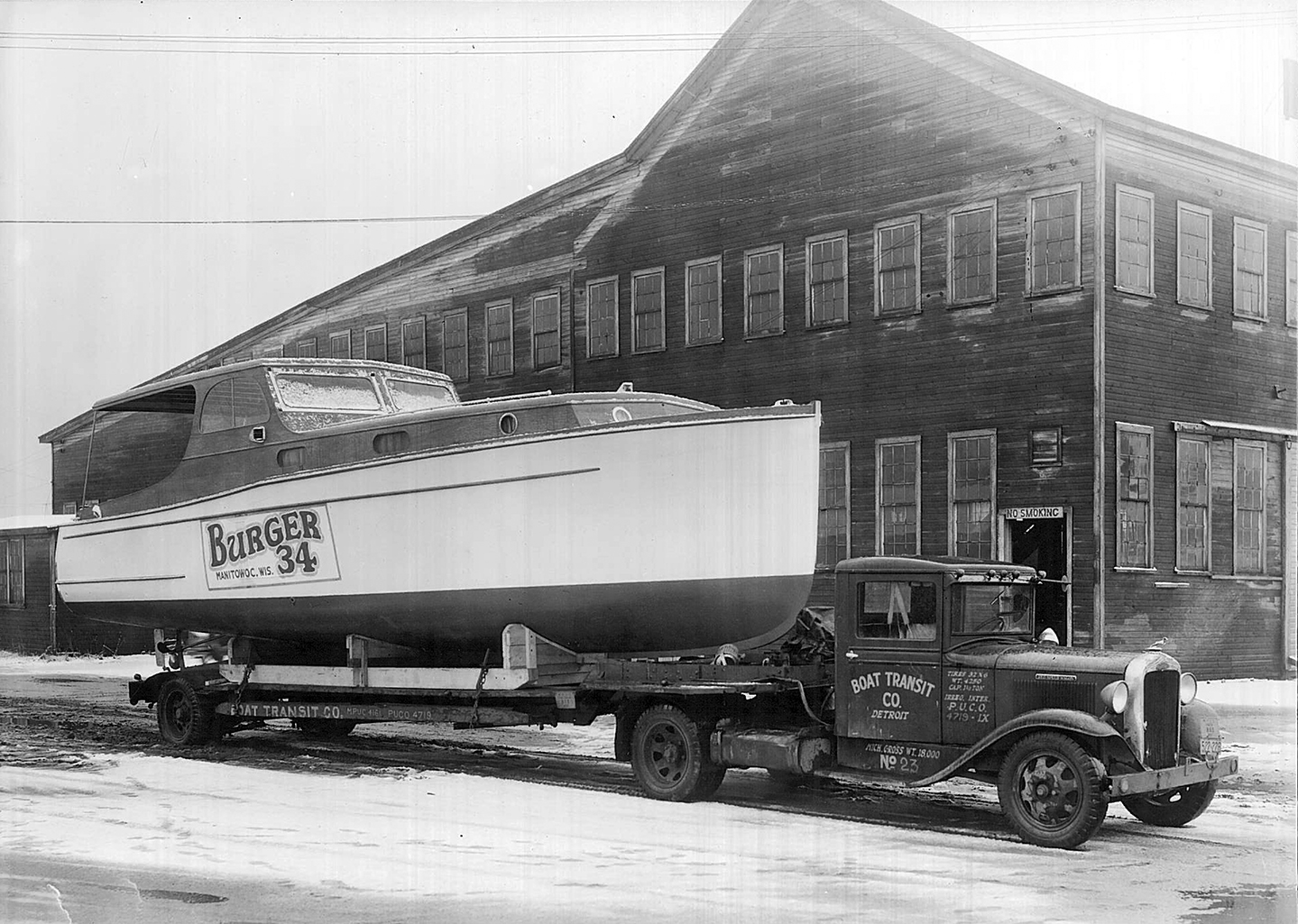 This 1936 34’ Admiralty Series was one of five built by Burger. Two are still known to exist.