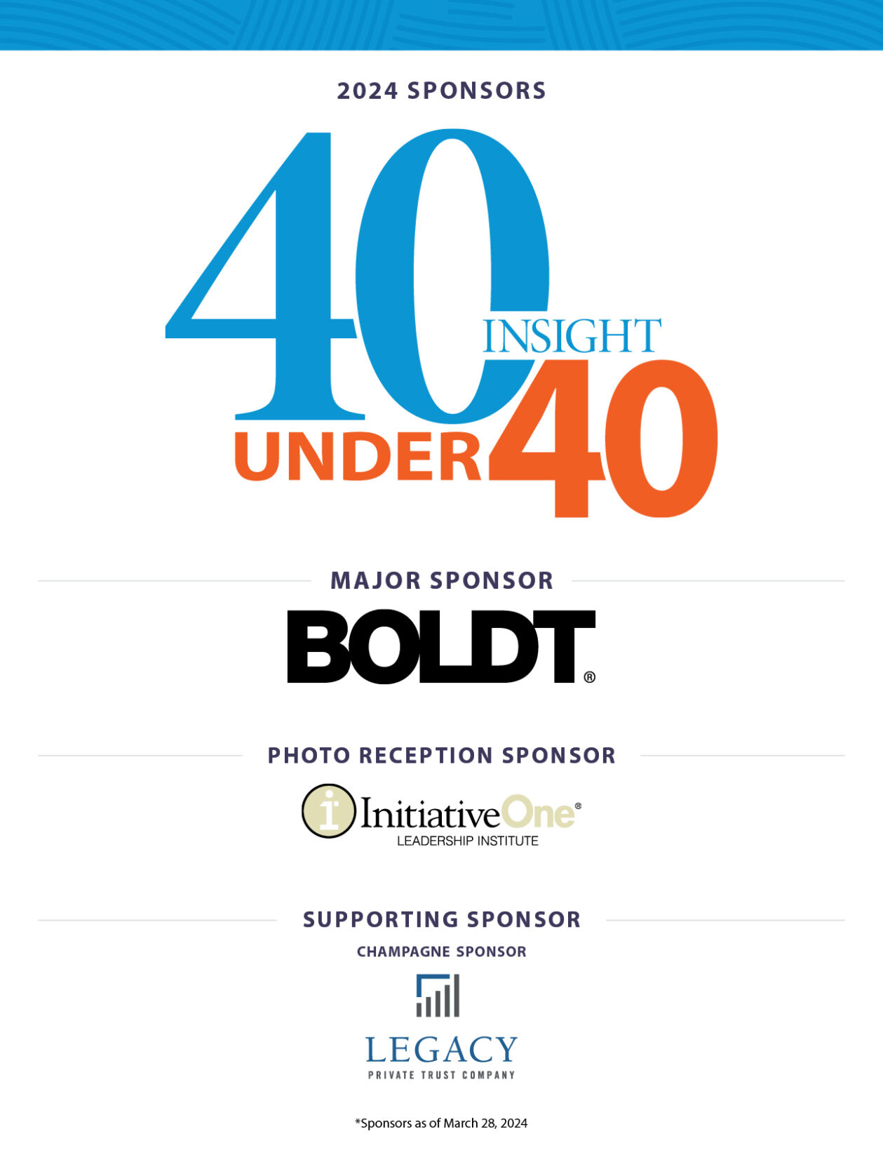 40 Under 40 logo