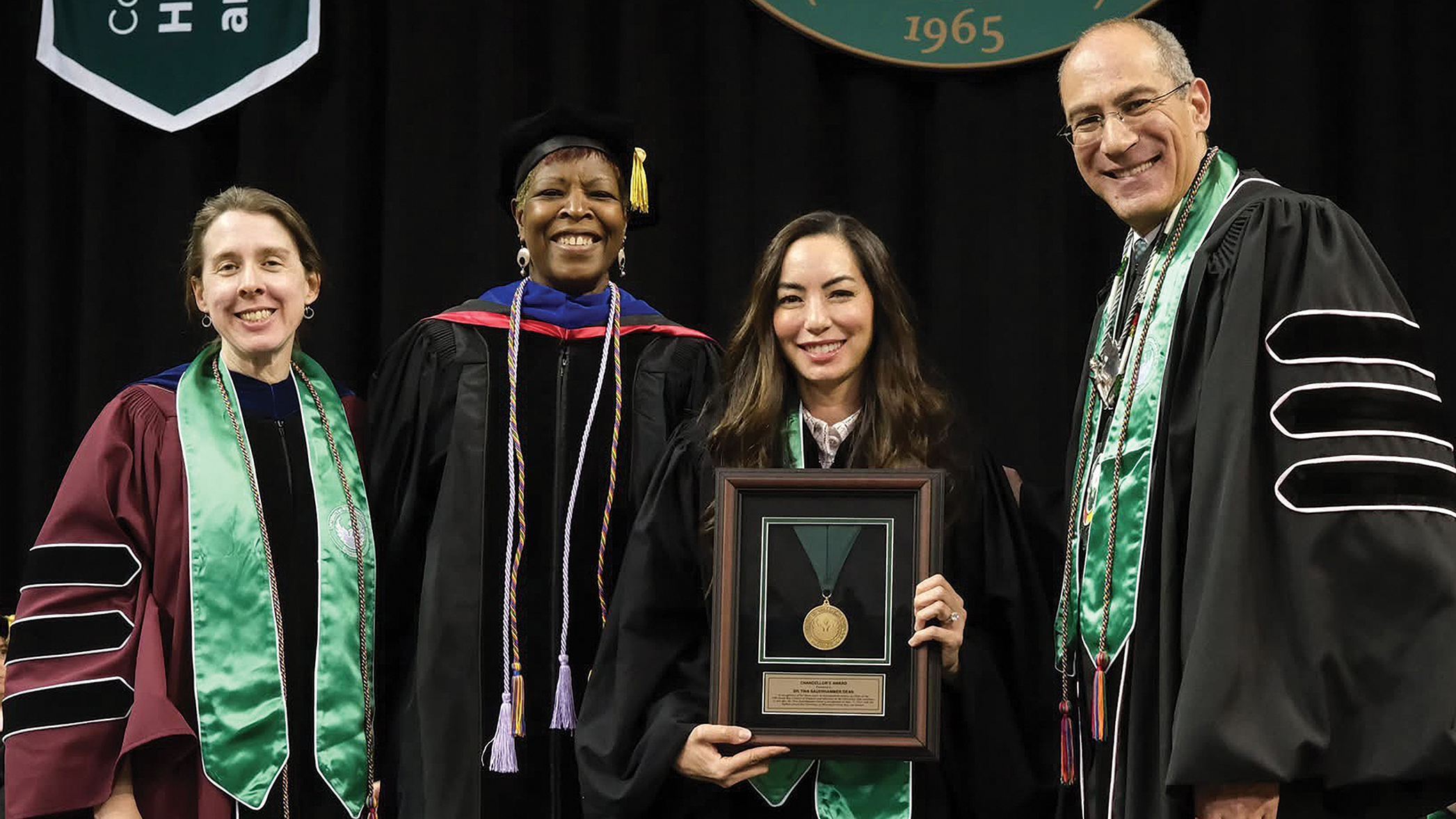 In May, Sauerhammer received the University of Wisconsin-Green Bay Chancellor’s Award, the university’s highest honor.