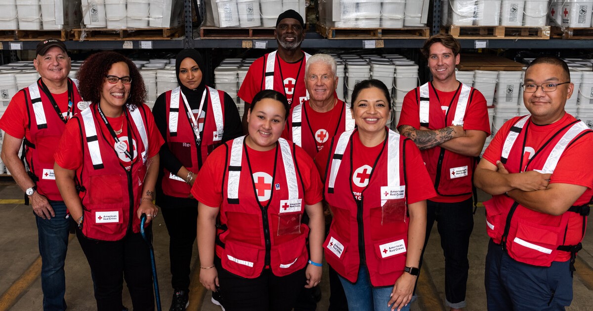 Red Cross, July 7, 2022. Tinton Falls, New Jersey.