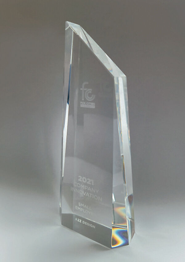 The Fox Cities Chamber of Commerce honored A2Z with the Company Innovation Award (small co.) in 2021.