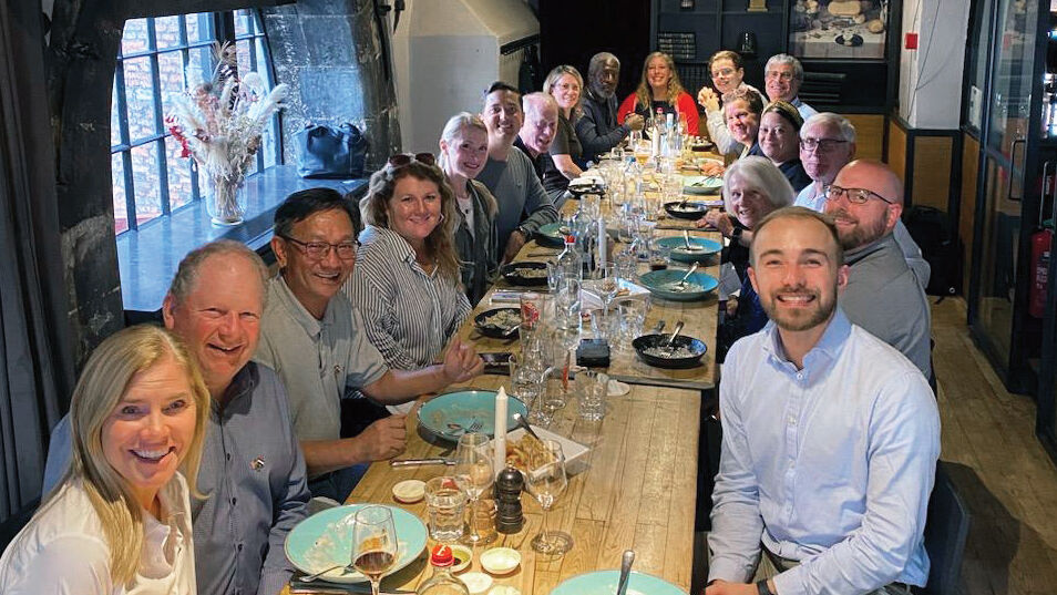 Oshkosh entrepreneur Jon Dudzinski was part of a Wisconsin trade mission that visited Amsterdam.