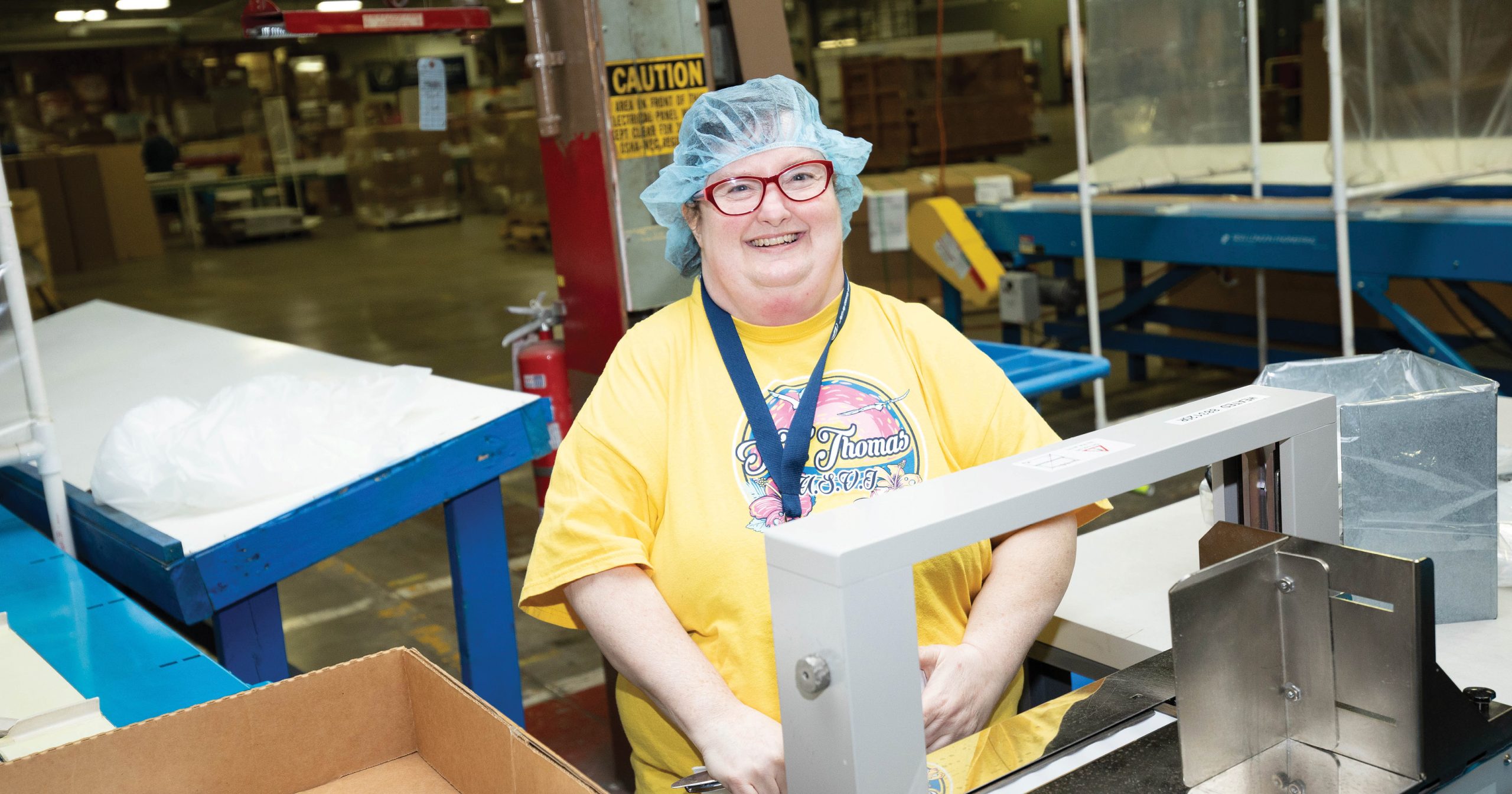 Valley Packaging Industries, Inc. employs around 500 workers, one-third of whom are clients.