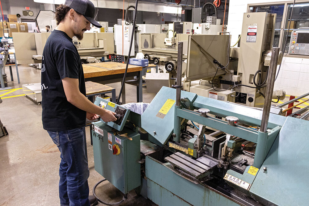 CNC machining, machine tool operation and electromechanics are among the NWTC programs that attracted the interest of scholarship funders at Maryland-based Xometry, Inc. “We want to make sure we’re not taking from the community but investing in the community,” company co-founder Laurence Zuriff says.