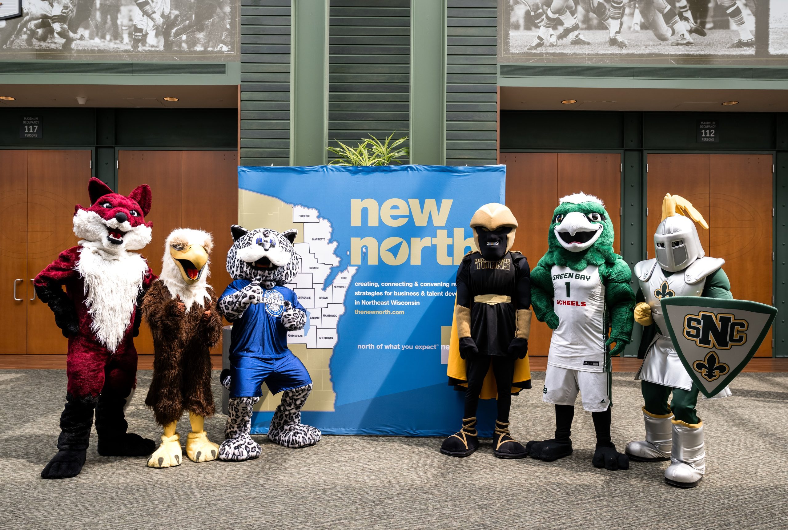2025 New North Summit College Mascots