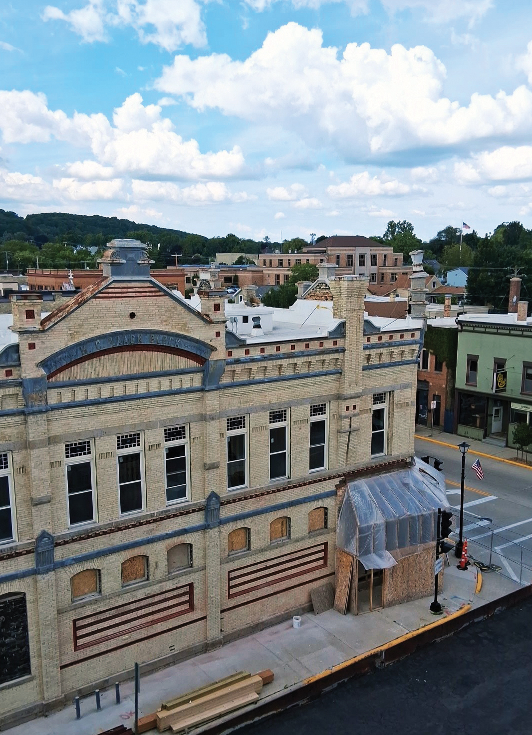 Plymouth’s Laack Block buildings are being transformed by the Gentine family in what is the largest private investment ever made in the Plymouth Historic District.
