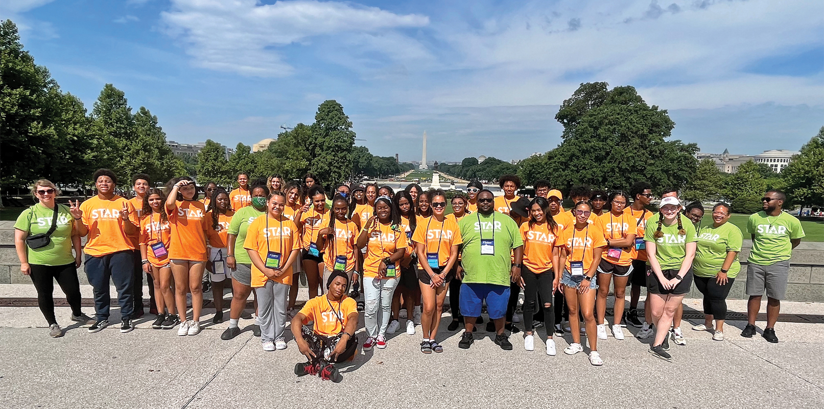 STAR scholars took a field trip to Washington, D.C. in July.