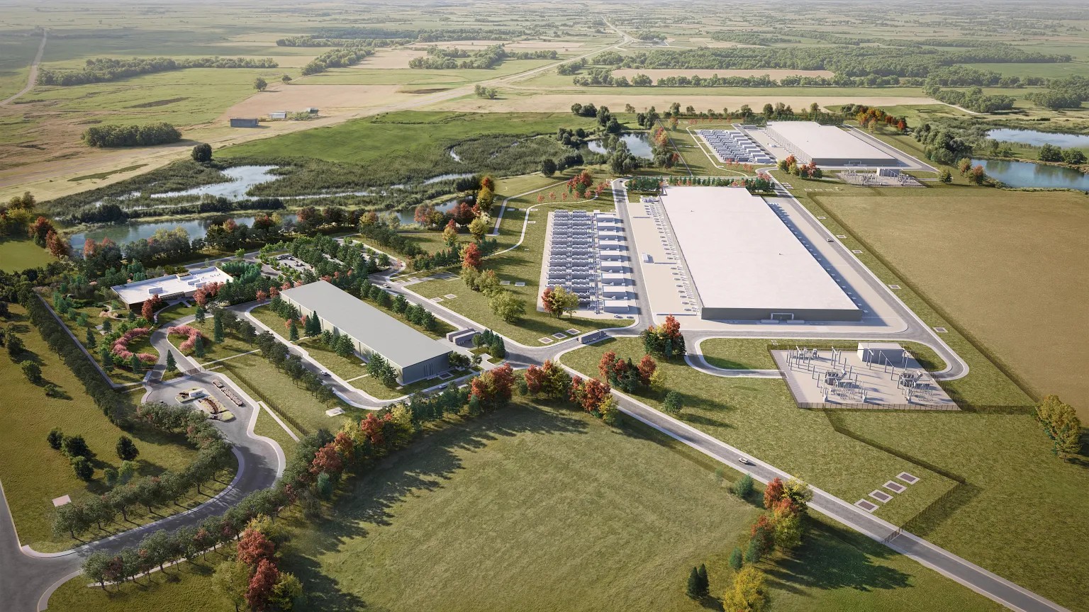 Beaver Dam data center rendering