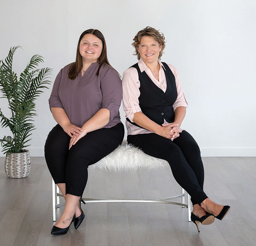 Elizabeth Ascher (left) and Tricia Ascher (right)