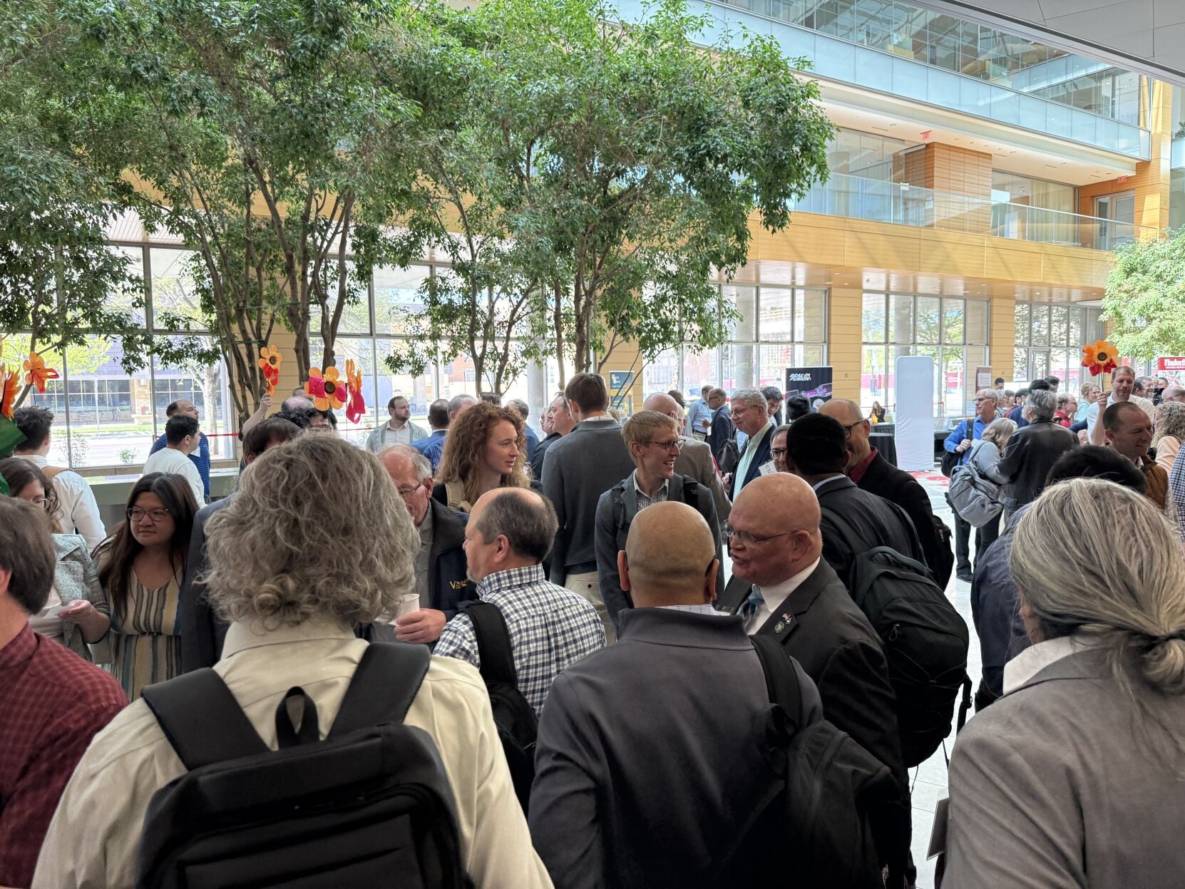 Attendees of this week's fusion summit, held at the Discovery Building on the UW-Madison campus, included university professors, scientists, investors, policymakers and leaders from across several industries.