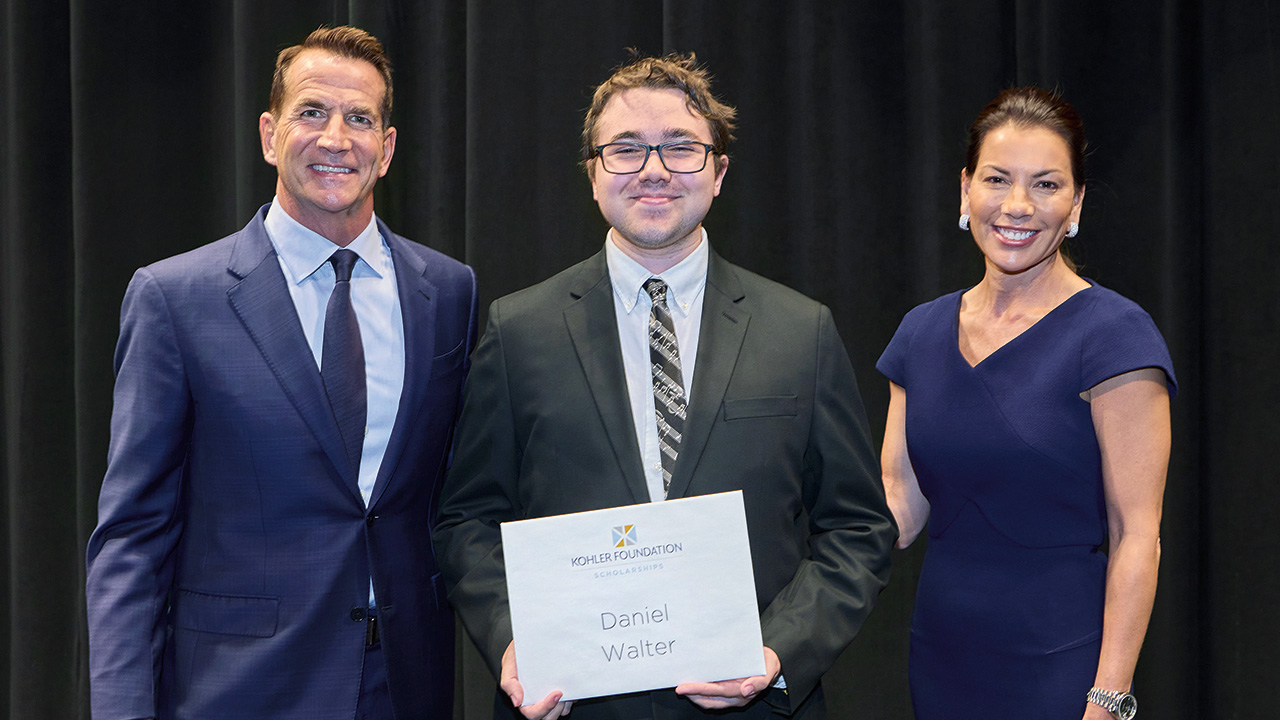 2024 scholarship recipient Daniel Walter