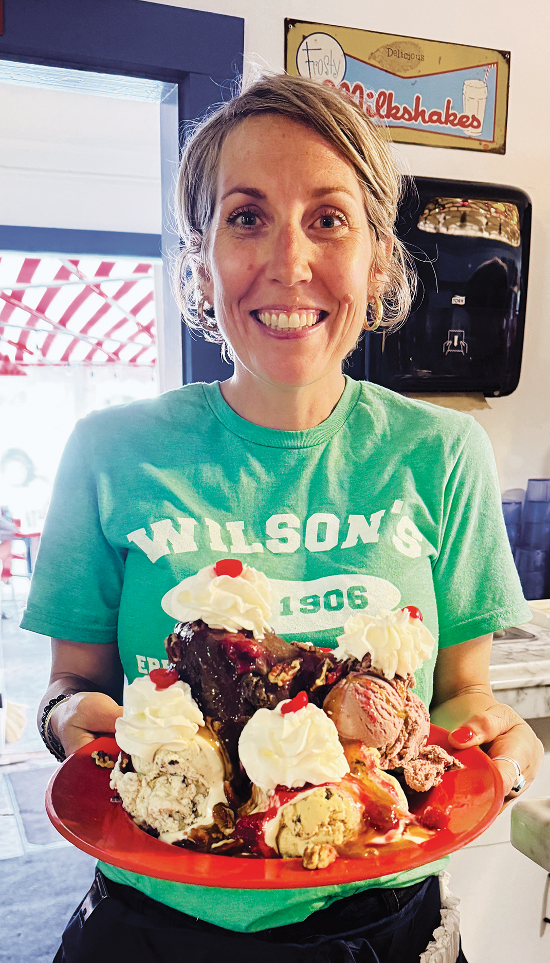Wilson’s Restaurant & Ice Cream Parlor in Ephraim begins hiring its summer workforce of about 80 people in January.