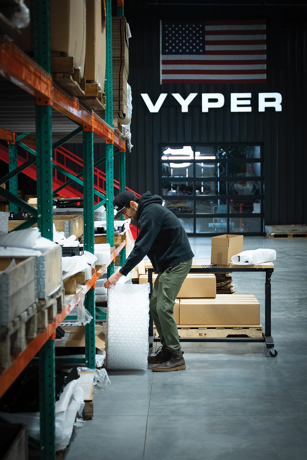 Vyper Industrial opened its headquarters in Wrightstown last September with the intention of growing beyond its team of 50 and building additional workspace if needed. The company formerly made chairs to order but now maintains a robust inventory.