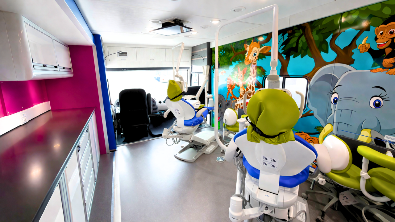 Tri-County Dental’s Mobile Clinic interior