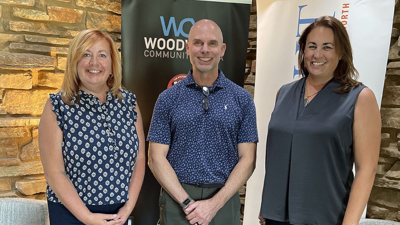 From left Ann Franz, Jeff Anderson and Kate Bruns.
